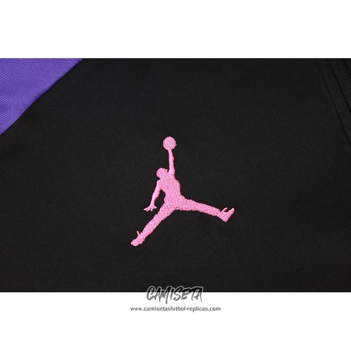 Chandal de Sudadera del Paris Saint-Germain Jordan 2024-2025 Nino Negro